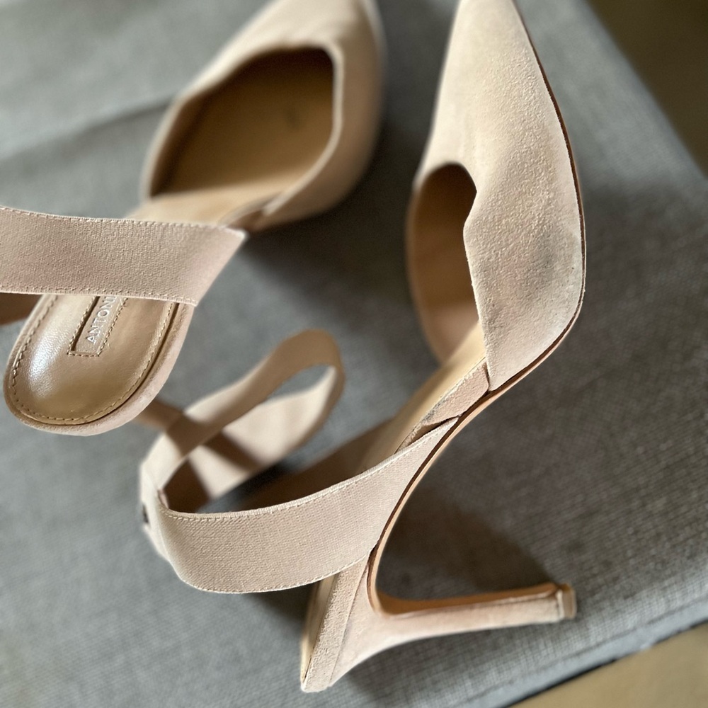 Elegant pointed toe heels